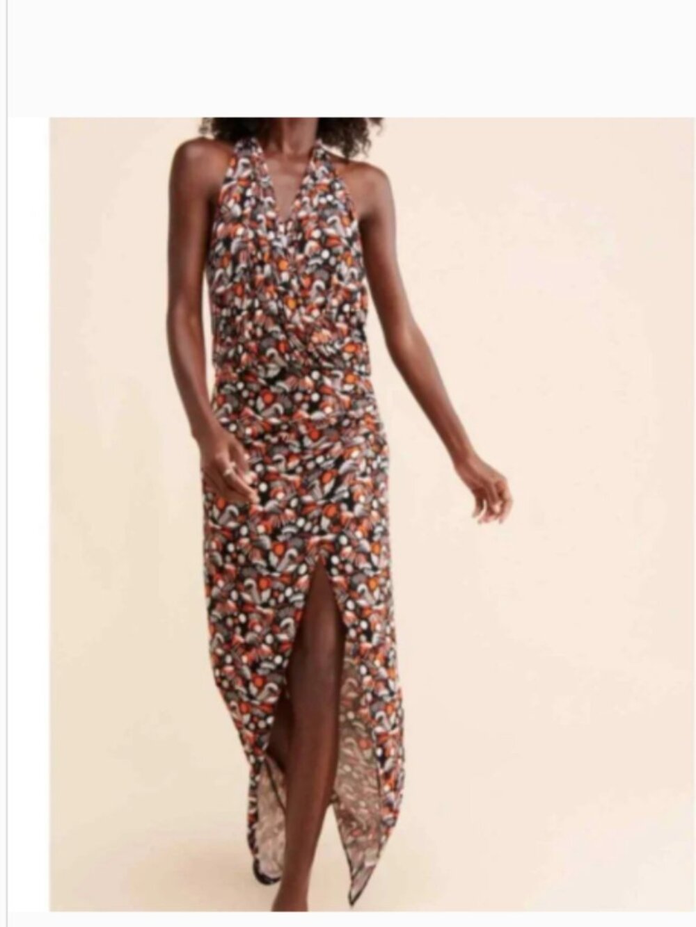New FREE PEOPLE Daria maxi RAYON dress 196J - Picture 14 of 15